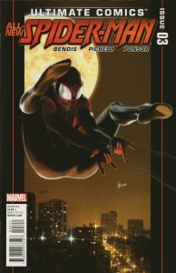 Marvel Comics Ultimate Spider-Man #3, written by Brian Michael Bendis with pencils by Sara Pichelli