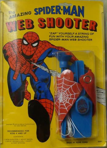 spiderman wrist shooter toy